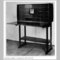Gimson, Ernest, Writing cabinet, Source Walter Shaw Sparrow (ed.), The Modern Home, p.113.jpg
